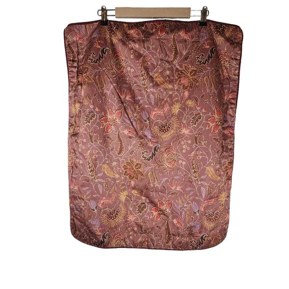 ROYAL SATEEN by KITAN Brown Gold Floral STANDARD/QUEEN Pillow Sham- set of 2 - Picture 1 of 6